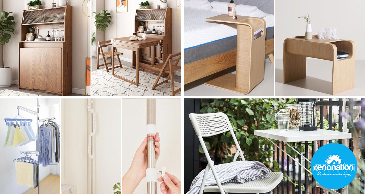 23 Space-Saving Furnishings for a Small HDB or Condo